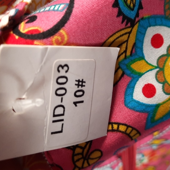 Purse Shoulder Messenger Crossbody Diaper Pockets Lightweight Cotton Floral - Picture 13 of 14